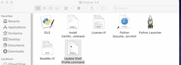 Python: Folder Displayed at Conclusion of Install